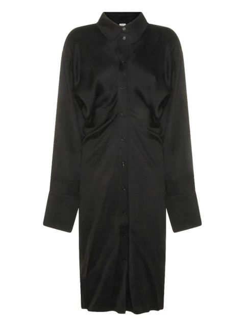 TOTEME button collared midi dress - Black - zdjęcie produktu nr 1