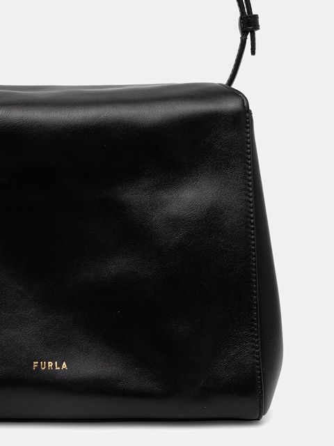 Furla torebka skórzana kolor czarny WB01862.BX4185.O6000
