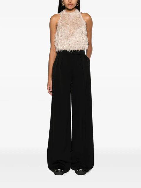 Max Mara high-waist wide-leg pleated trousers - Black - zdjęcie produktu nr 2