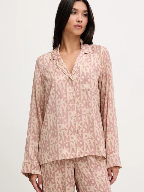 Dkny piżama damska kolor beżowy YI80061 - zdjęcie produktu nr 2