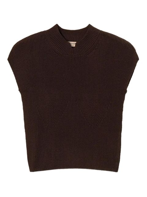 TWINSET turtleneck vest - Brown - zdjęcie produktu nr 1
