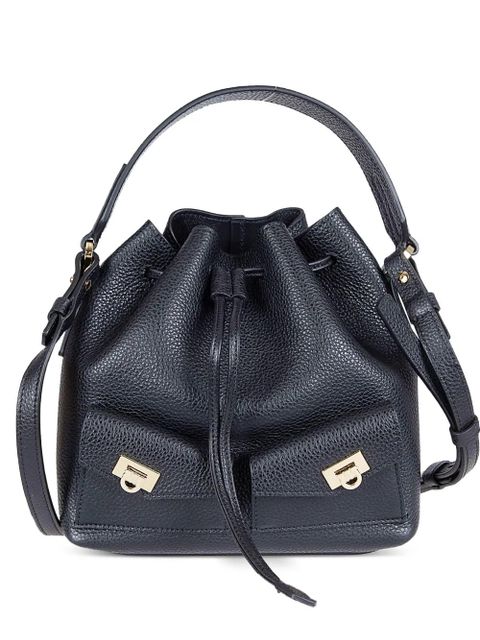 Ferragamo multi-pocket bucket bag - Black - zdjęcie produktu nr 1