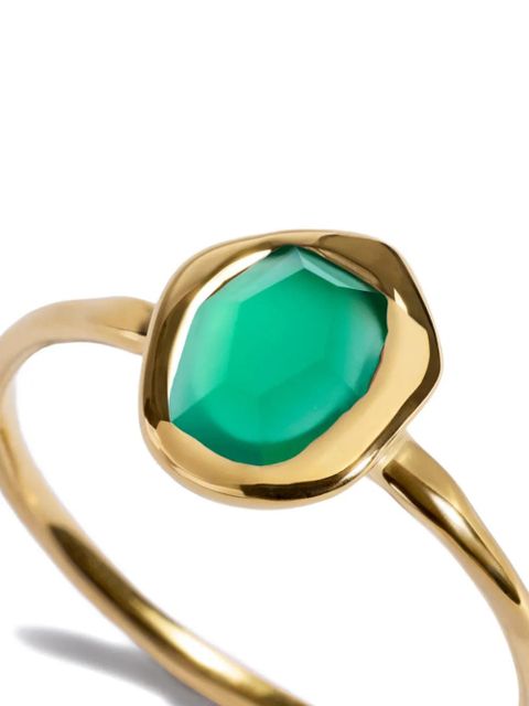 Monica Vinader Odyssey onyx ring - Gold