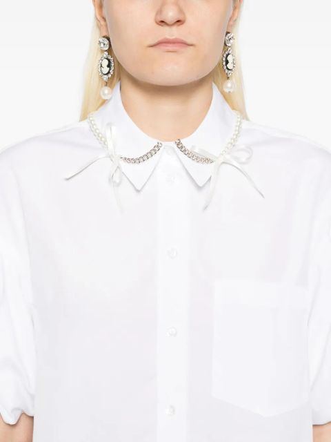 Simone Rocha puff-sleeve shirt - White - zdjęcie produktu nr 2