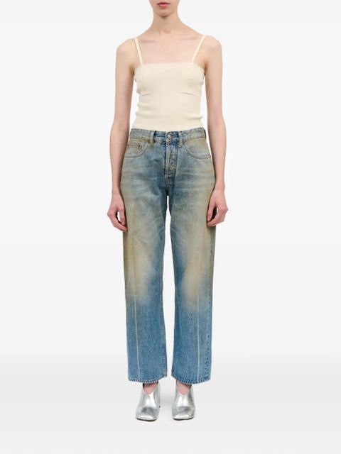MM6 Maison Margiela straight-leg jeans - Blue - zdjęcie produktu nr 2