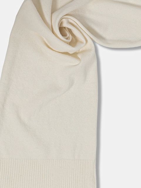 United Colors of Benetton szalik wełniany kolor beżowy gładki 1002DU01E