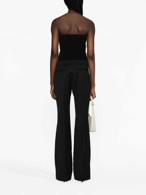 TOM FORD high-waist wool flared trousers - Black - zdjęcie produktu nr 2