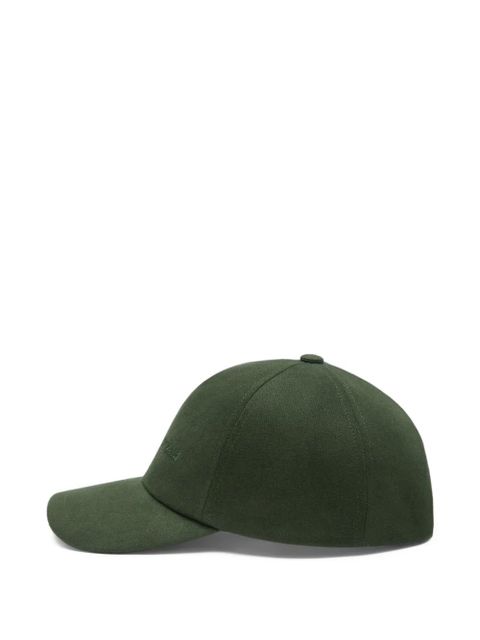 Jacquemus embroidered-logo cap - Green - zdjęcie produktu nr 2