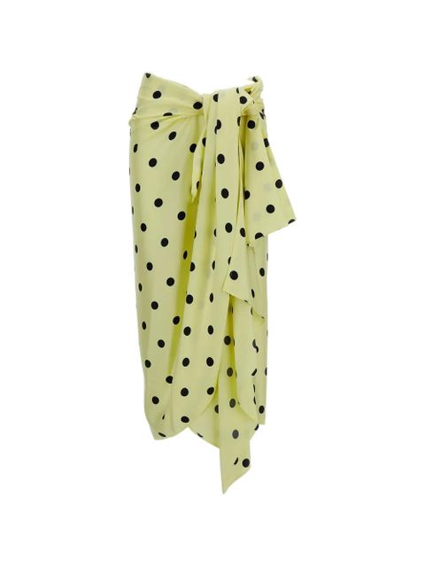 Sportmax Gentile polka-dot midi skirt - Yellow - zdjęcie produktu nr 2