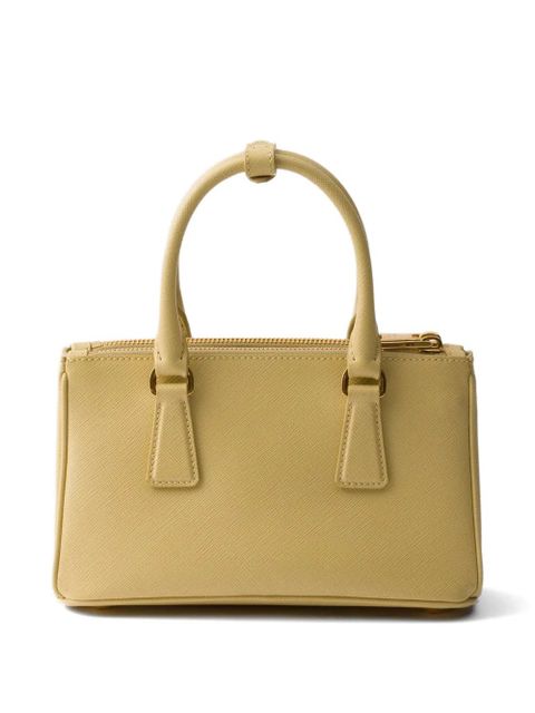 Prada Galleria mini Saffiano leather bag - Yellow - zdjęcie produktu nr 2
