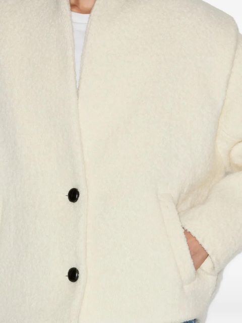 MARANT ÉTOILE Drogo collarless buttoned jacket - Neutrals