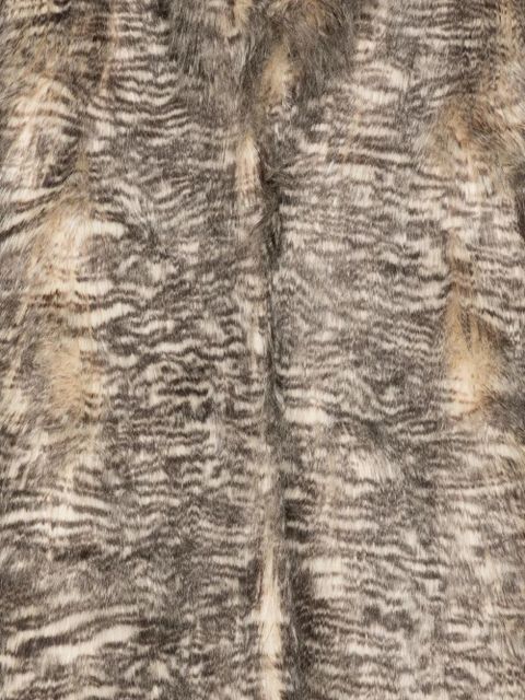 ENTIRE STUDIOS Coco tiger-print faux-fur coat - Neutrals - zdjęcie produktu nr 2