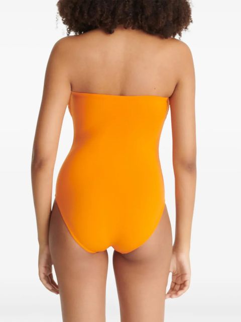 ERES Cassiopée strapless swimsuit - Orange