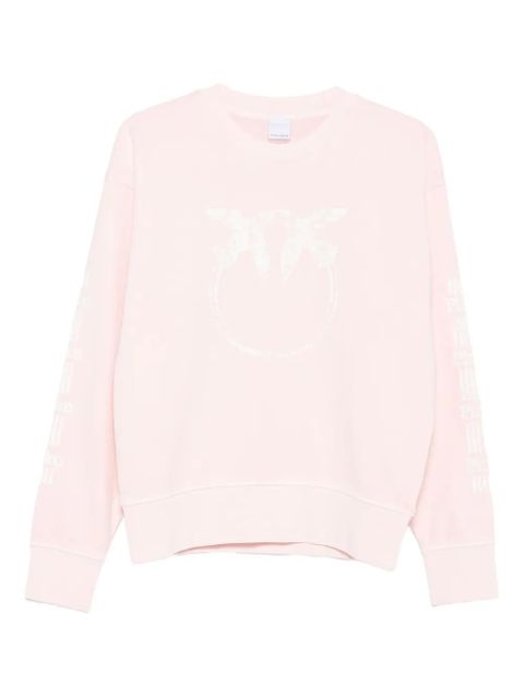 PINKO embroidered-logo cotton sweatshirt - zdjęcie produktu nr 1