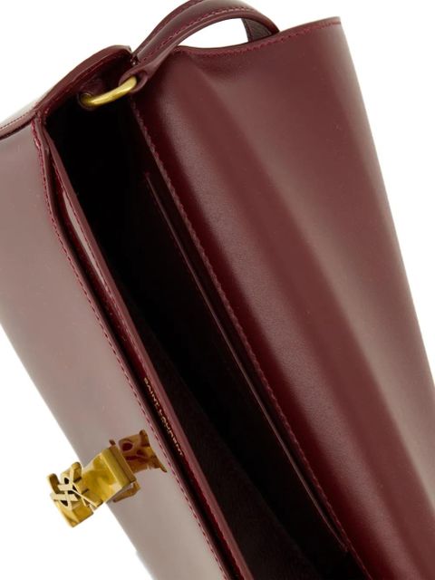 Saint Laurent Voltaire logo-plaque shoulder bag - Red