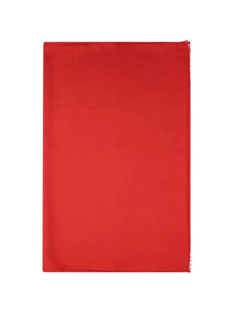 Max Mara fringed scarf - Red - zdjęcie produktu nr 1