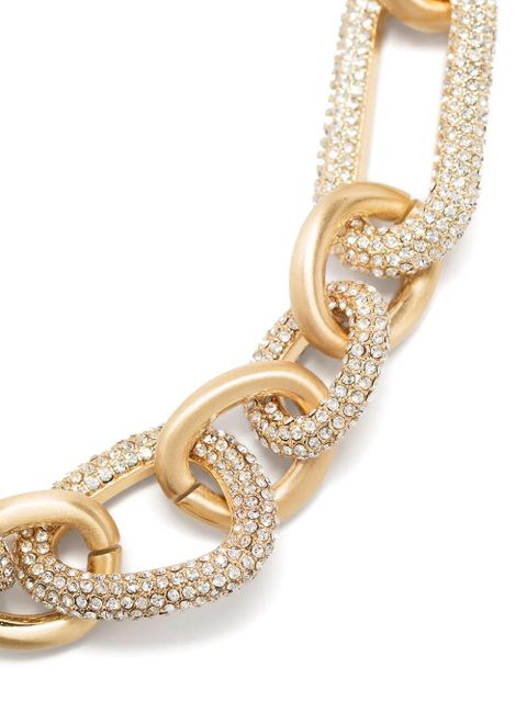 Cult Gaia Reyes crystal-chain necklace - Gold