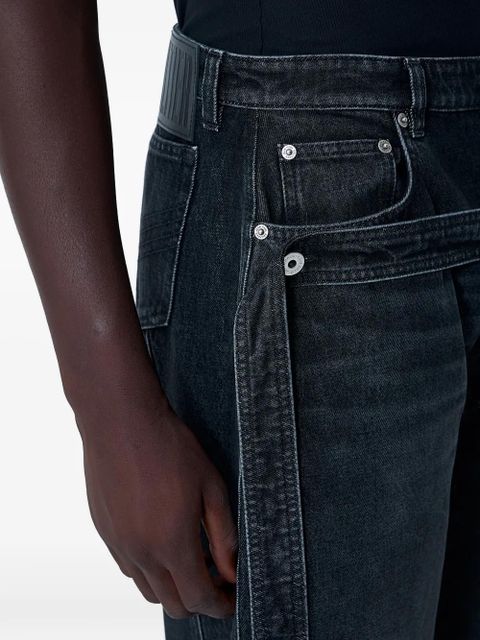 Jean Paul Gaultier strap detail trousers - Black