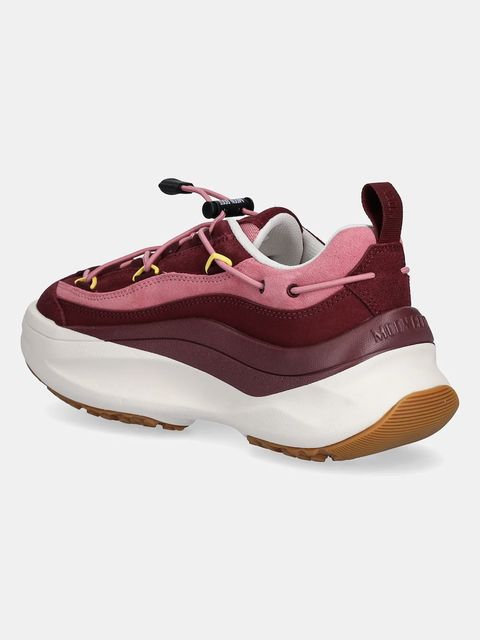 Moon Boot sneakersy MB MOON247 XLACE kolor bordowy 80D2490080 DJ01