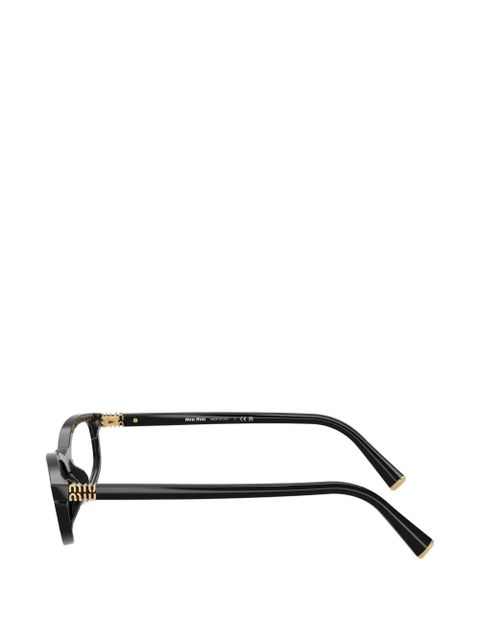 Miu Miu Eyewear oval-shape glasses - Black
