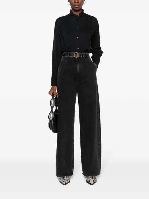 MARANT ÉTOILE Gamble organic cotton shirt - Black - zdjęcie produktu nr 2