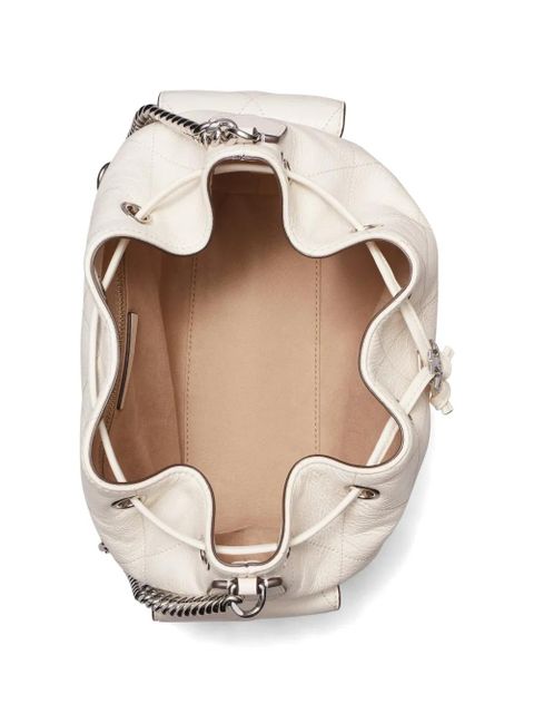 Tory Burch Charlie quilted shoulder bag - White