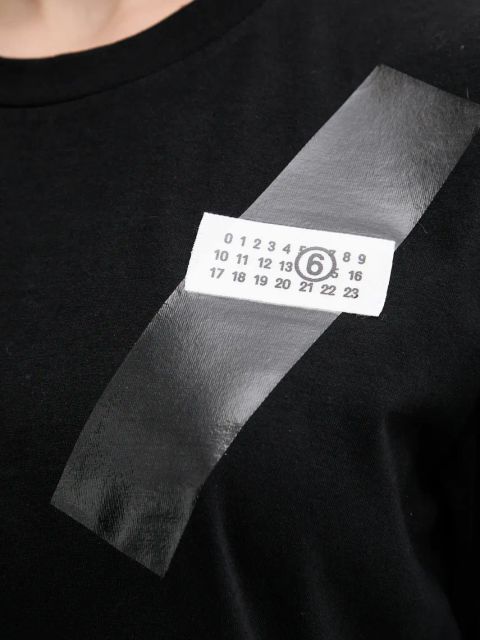 MM6 Maison Margiela t-shirt bawełniany damski kolor czarny S52GC0336