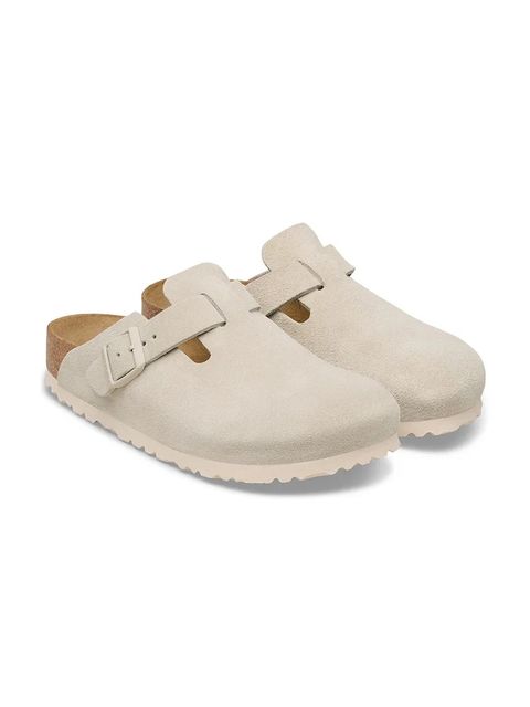 Birkenstock klapki zamszowe Boston - zdjęcie produktu nr 2