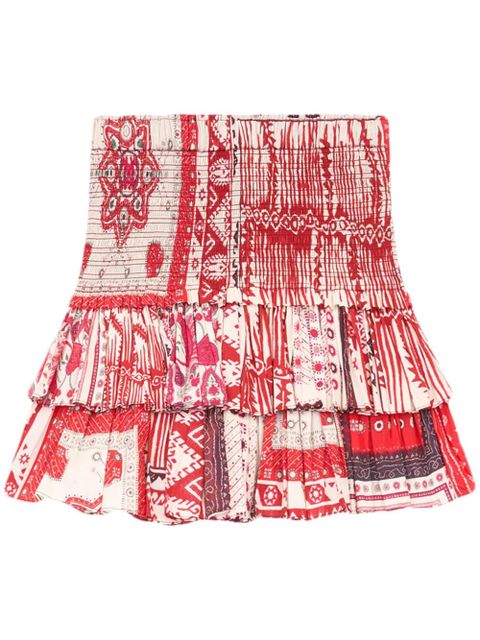 MARANT ÉTOILE Naomi mini skirt - Red - zdjęcie produktu nr 1