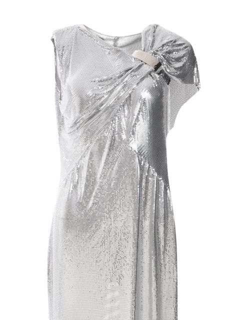 Rabanne metallic mesh gown - Silver - zdjęcie produktu nr 2