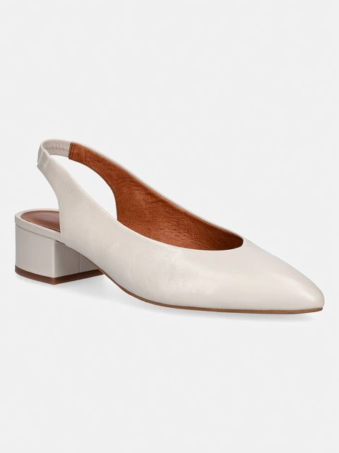 Jonak czółenka skórzane VINCE CUIR VIEILLI