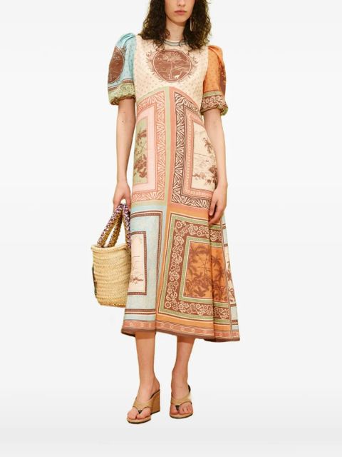 ALEMAIS Alberta midi dress - Neutrals - zdjęcie produktu nr 2