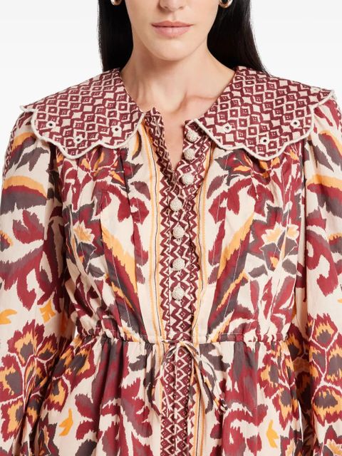 FARM Rio printed mini dress - Neutrals