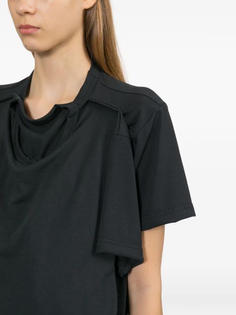 Comme Des Garçons layered short-sleeve T-shirt - Black