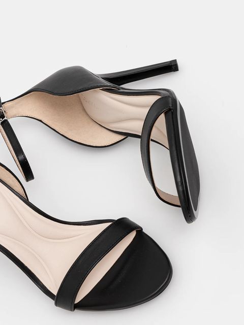 Calvin Klein sandały HEEL SANDAL 90 - LTH