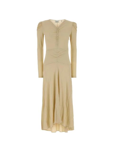 ISABEL MARANT long-sleeved buttoned dress - Neutrals - zdjęcie produktu nr 1