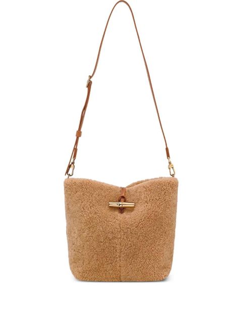 Longchamp small Le Roseau bucket bag - Neutrals - zdjęcie produktu nr 1