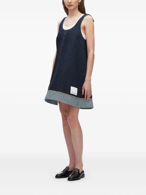 3.1 Phillip Lim tie-strap denim dress - Blue