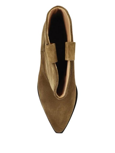 ISABEL MARANT Duerto pointed toe western boots - Green