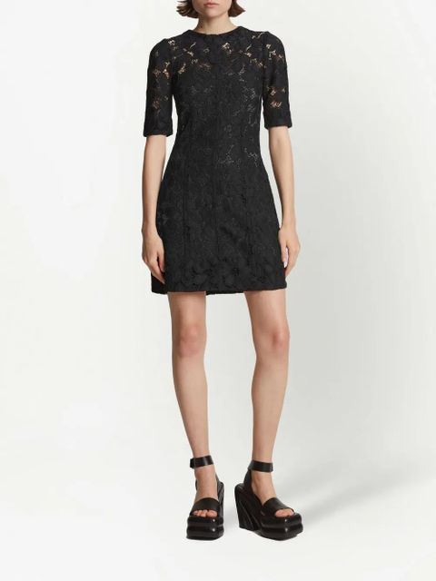 Proenza Schouler floral lace dress - Black