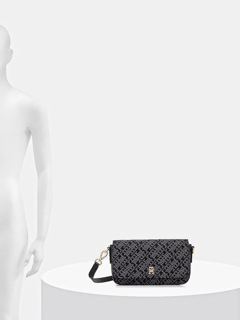 Tommy Hilfiger torebka kolor czarny AW0AW17942 - zdjęcie produktu nr 2