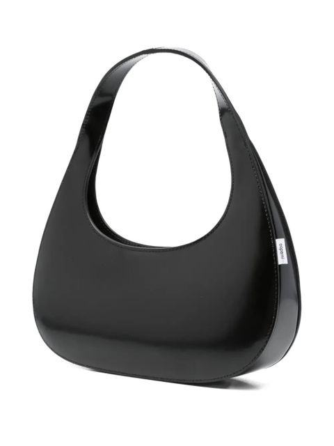Coperni leather shoulder bag - Black