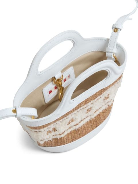 Marni interwoven tote bag - Neutrals