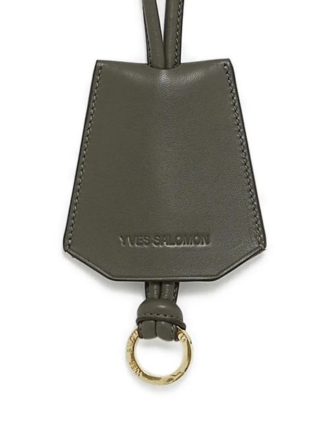 Yves Salomon leather keyring - Grey - zdjęcie produktu nr 2