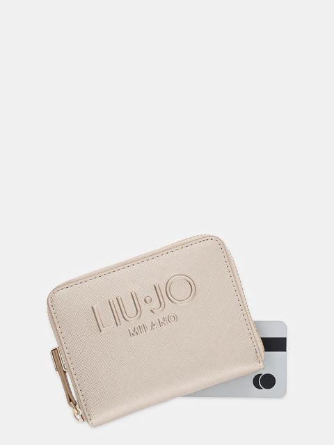 Liu Jo portfel damski kolor złoty AF5156.E0087