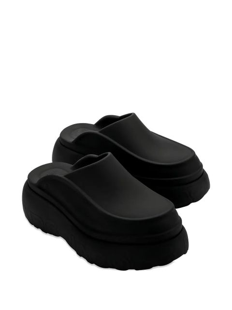 Marc Jacobs x Melissa logo-embossed mules - Black - zdjęcie produktu nr 2