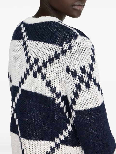 JW Anderson Fairisle cardigan - White - zdjęcie produktu nr 2