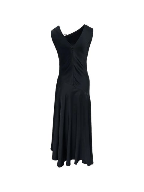 Jil Sander asymmetric-neck dress - Black - zdjęcie produktu nr 2