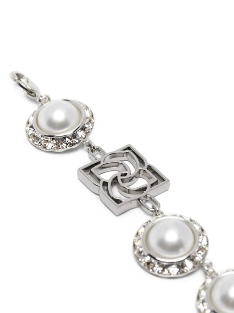 Magda Butrym crystal-embellishment necklace - Silver