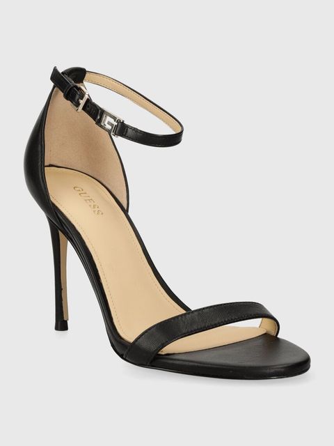 Guess sandały skórzane KABAIL3 kolor czarny FL8KIL LEA03 - zdjęcie produktu nr 2